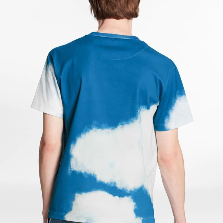 Purchase 路易威登 天堂藍天白雲短袖淺藍色T恤 1A89U8