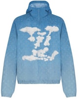 LOUIS VUITTON Heaven on Earth Sky Blue Logo Hoodie Jacket 1A8A7M LOUIS VUITTON Heaven on Earth Sky Blue Logo Hoodie Jacket 1A8A7M