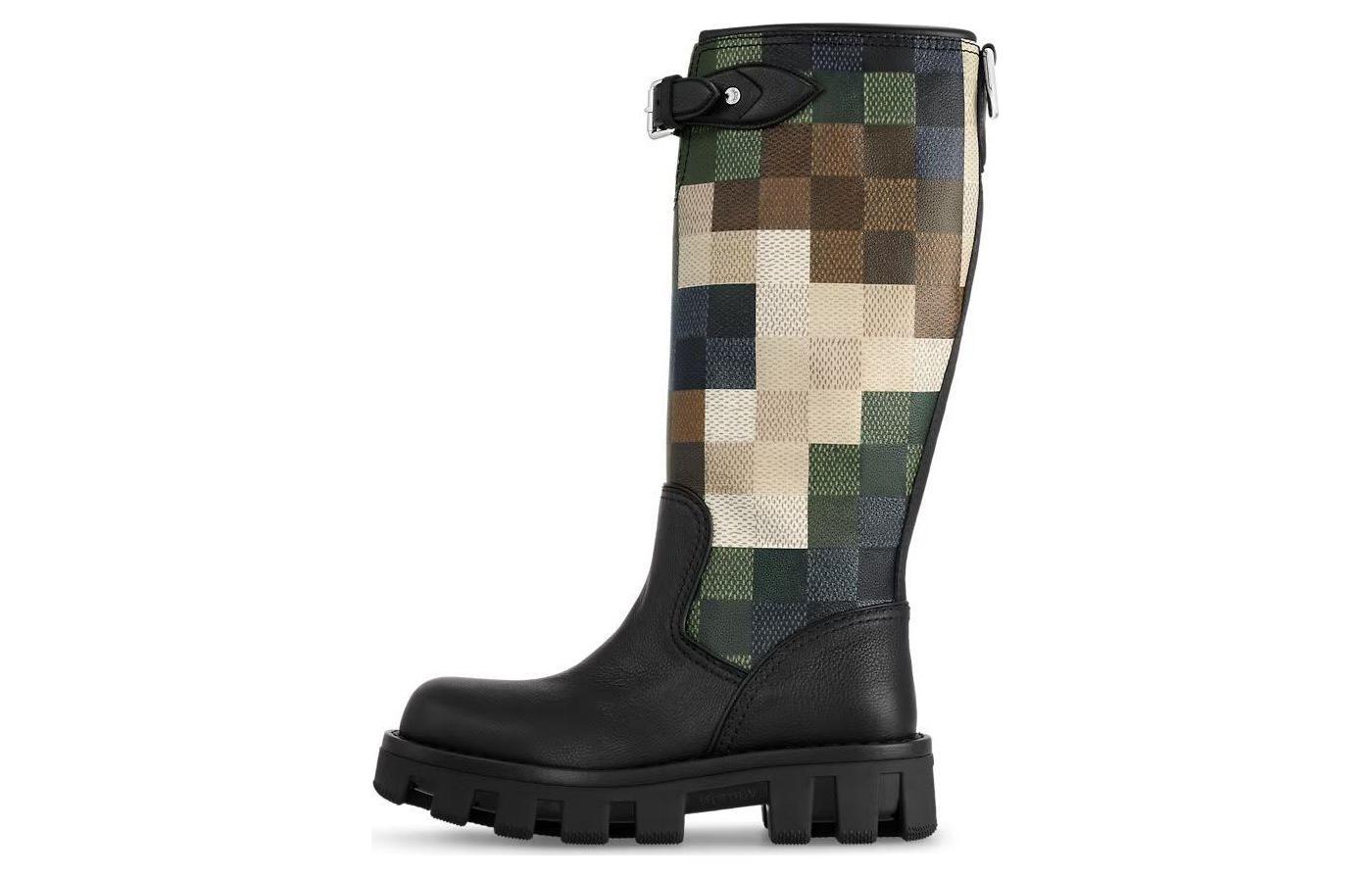 Louis Vuitton High-Top Boot 'Green Leather' 1ACNEN