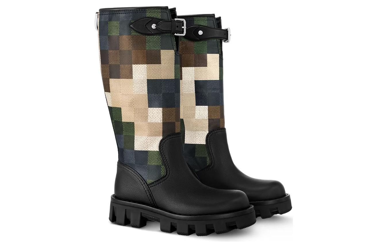 Lookbook Louis Vuitton High-Top Boot 'Green Leather' 1ACNEN