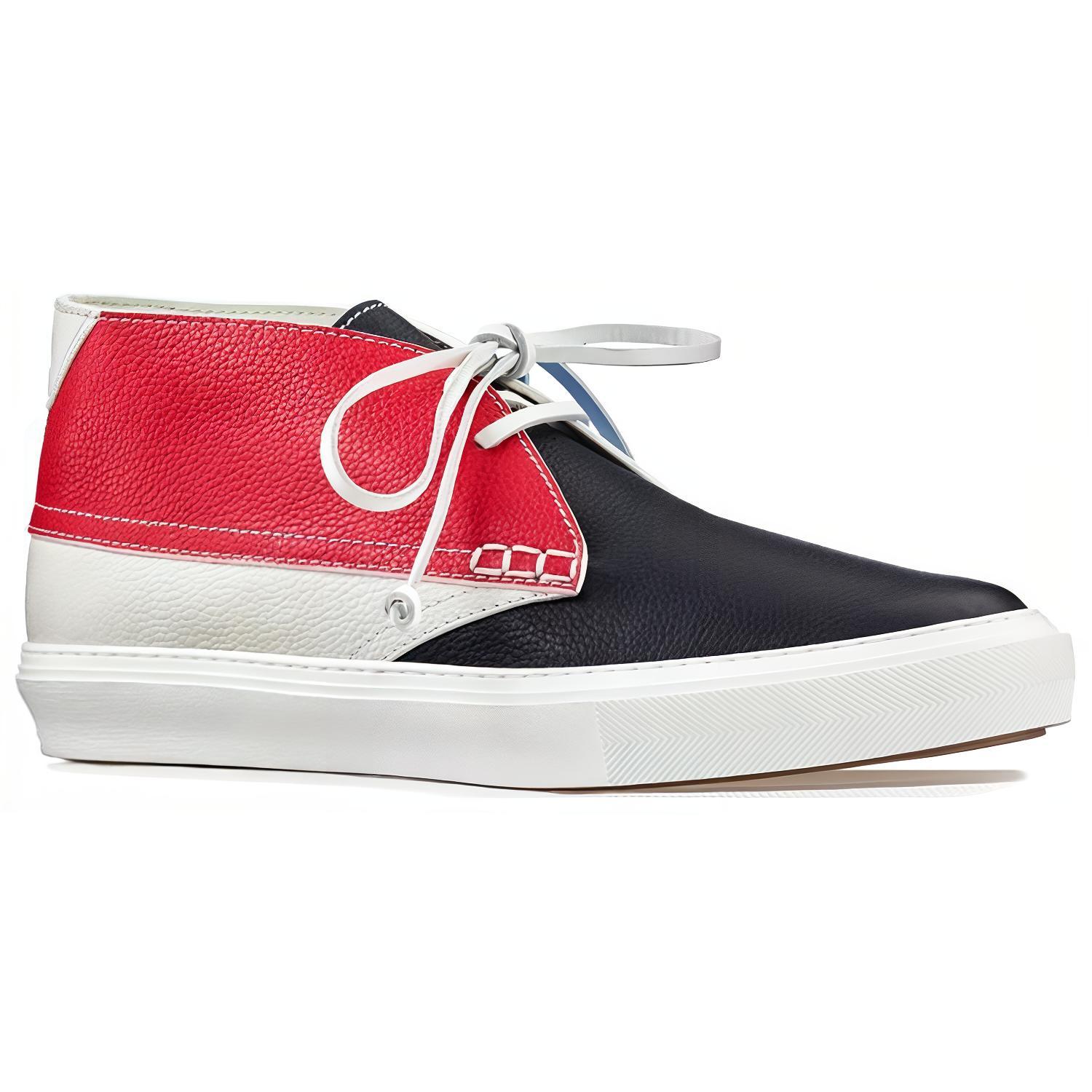 Order 路易威登高帮系带运动鞋'海军蓝黑红' 1A2TI3