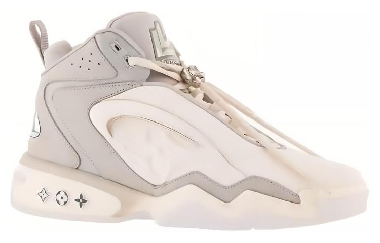 Order 路易威登 圓頭繫帶 高筒 生活休閒鞋 男款 白色