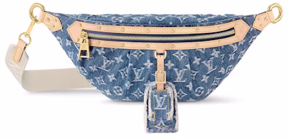 Louis Vuitton High Rise Bumbag Monogram Denim Blue Louis Vuitton High Rise Bumbag Monogram Denim Blue