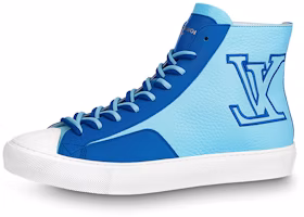 Louis Vuitton Tattoo Ankle Sneakers 'Blue' 1A8XVW Louis Vuitton Tattoo Ankle Sneakers 'Blue' 1A8XVW