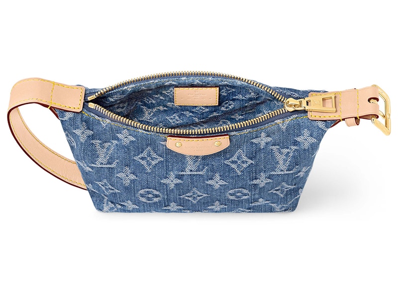 Lookbook Louis Vuitton Hills Pochette Monogram Denim Biru