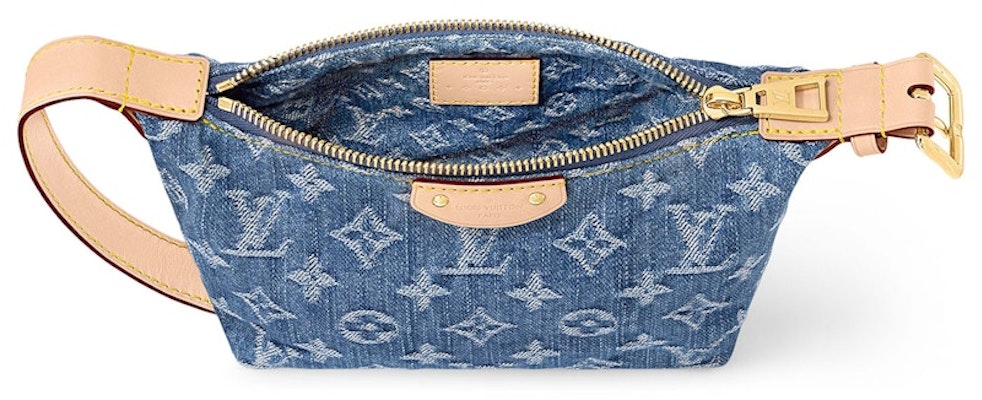 Louis Vuitton Hills Pochette Monogram Denim Blue Lookbook Louis Vuitton Hills Pochette Monogram Denim Blue