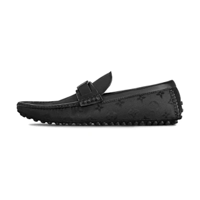 LV Hockenheim Moccasin 'Black Leather'