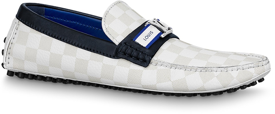 LOUIS VUITTON 路易威登 Hockenheim 顆粒面套腳 豆豆鞋 男款 白色 Order LOUIS VUITTON 路易威登 Hockenheim 顆粒面套腳 豆豆鞋 男款 白色