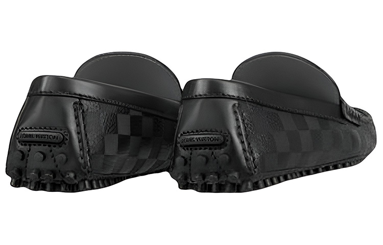 Shop ルイ・ヴィトン ホッケンハイム モカシン (黒) 1A8INL