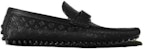 Kasut Louis Vuitton Hockenheim Moccasin 'Hitam Minimonogram' 1ABM4R