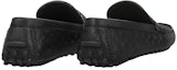 Shop Kasut Louis Vuitton Hockenheim Moccasin 'Hitam Minimonogram' 1ABM4R