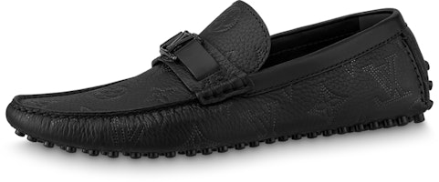 Louis Vuitton Hockenheim Moccasin Shoes 'Black Monogram' 1AAN2N Louis Vuitton Hockenheim Moccasin Shoes 'Black Monogram' 1AAN2N
