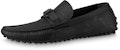 Kasut Moccasin Louis Vuitton Hockenheim 'Monogram Hitam' 1AAN2N