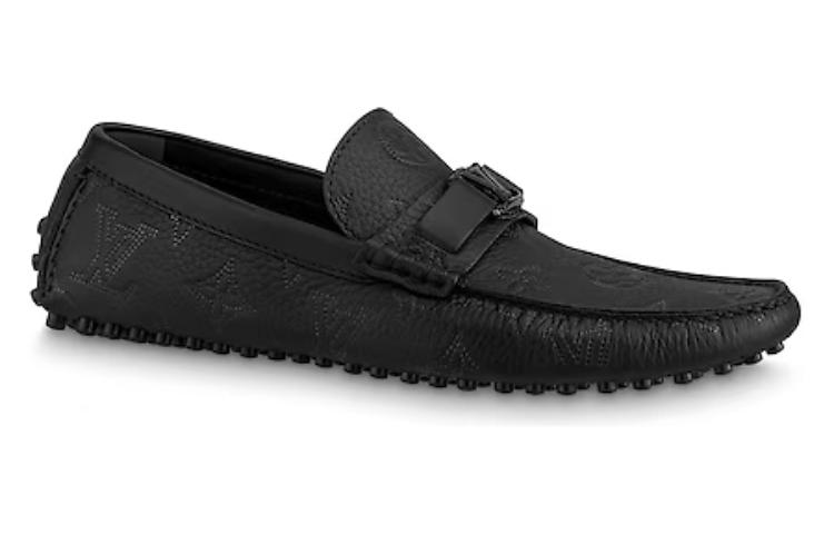 Order Kasut Moccasin Louis Vuitton Hockenheim 'Monogram Hitam' 1AAN2N