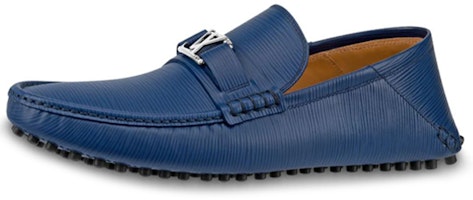 Louis Vuitton Hockenheim Moccasin Shoes 'Blue EPI' 1A4TW2 Louis Vuitton Hockenheim Moccasin Shoes 'Blue EPI' 1A4TW2
