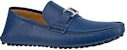 Louis Vuitton Hockenheim Moccasin Kasut 'Blue EPI' 1A4TW2