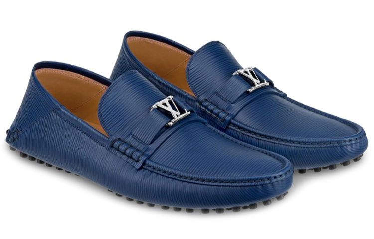Lookbook Louis Vuitton Hockenheim Mokassinschuhe ''Blau EPI'' 1A4TW2