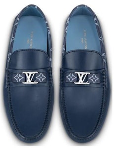 Sepatu Louis Vuitton Hockenheim Moccasin 'Biru dengan Kerah Monogram' 1AAN5H Lookbook Sepatu Louis Vuitton Hockenheim Moccasin 'Biru dengan Kerah Monogram' 1AAN5H