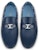 Kasut Louis Vuitton Hockenheim Moccasin 'Biru dengan Kolar Monogram' 1AAN5H