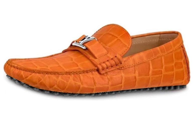 Louis Vuitton Hockenheim Moccasin Shoes 'Bright Brown' 1A4U00