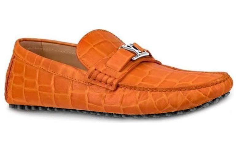 Order Kasut Moccasin Louis Vuitton Hockenheim 'Coklat Terang' 1A4U00