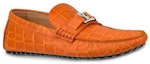 Order Kasut Moccasin Louis Vuitton Hockenheim 'Coklat Terang' 1A4U00