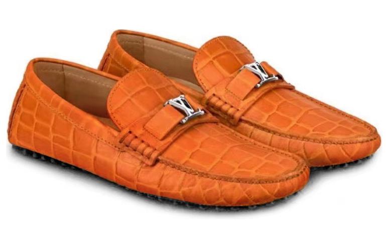 Lookbook Mocasines Louis Vuitton Hockenheim 'Marrón Brillante' 1A4U00