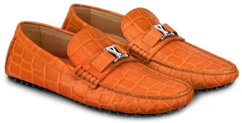 Louis Vuitton Hockenheim Moccasin Shoes 'Bright Brown' 1A4U00 Lookbook Louis Vuitton Hockenheim Moccasin Shoes 'Bright Brown' 1A4U00