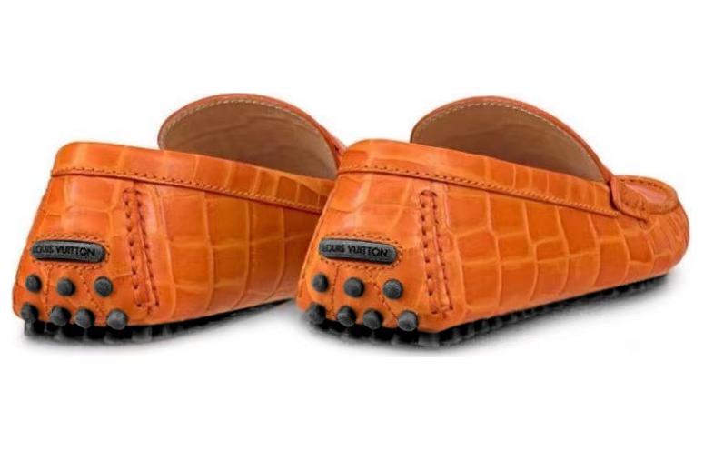Shop Kasut Moccasin Louis Vuitton Hockenheim 'Coklat Terang' 1A4U00