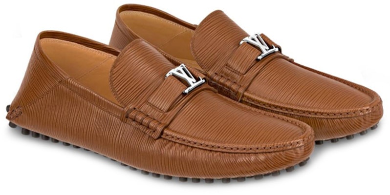 Louis Vuitton Hockenheim Moccasin Shoes 'Brown' 1A4TV8 Lookbook Louis Vuitton Hockenheim Moccasin Shoes 'Brown' 1A4TV8