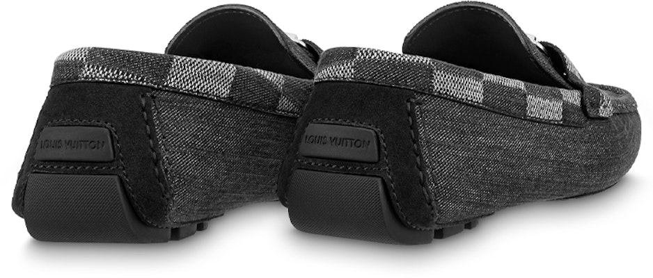 Louis Vuitton Hockenheim Moccasin Shoes 'Grey with Plaid Collar' 1A9YRW Lookbook Louis Vuitton Hockenheim Moccasin Shoes 'Grey with Plaid Collar' 1A9YRW