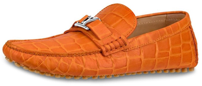 路易威登 Hockenheim 壓紋小牛皮 樂福鞋 橙色 Buy 路易威登 Hockenheim 壓紋小牛皮 樂福鞋 橙色