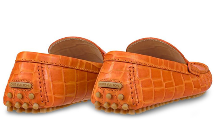 Shop Mocassini Louis Vuitton Hockenheim ''Arancione''. 1A4U0Q