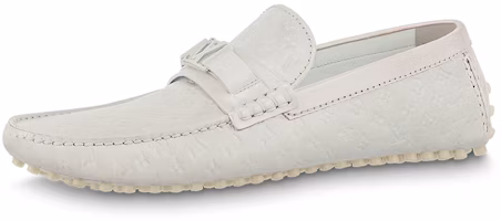 Louis Vuitton Hockenheim Moccasin Shoes 'White Minimonogram' 1ABM3T Louis Vuitton Hockenheim Moccasin Shoes 'White Minimonogram' 1ABM3T