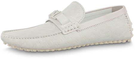 Louis Vuitton Hockenheim Moccasin Shoes 'White Minimonogram' 1ABM3T Louis Vuitton Hockenheim Moccasin Shoes 'White Minimonogram' 1ABM3T