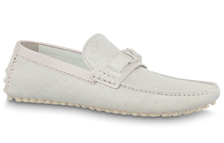 Order Louis Vuitton Hockenheim Moccasin Shoes 'White Minimonogram' 1ABM3T