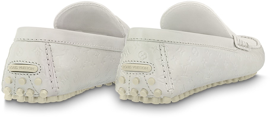 Louis Vuitton Hockenheim Moccasin Shoes 'White Minimonogram' 1ABM3T Lookbook Louis Vuitton Hockenheim Moccasin Shoes 'White Minimonogram' 1ABM3T