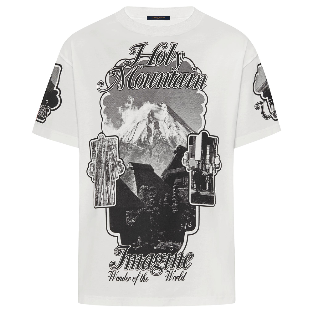 LOUIS VUITTON Holy Mountain Graphic T-Shirt White Men 1A5DJ