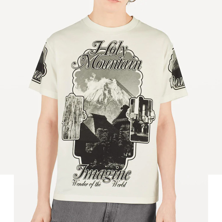 LOUIS VUITTON Holy Mountain Graphic T-Shirt White Men 1A5DJ 圖 6