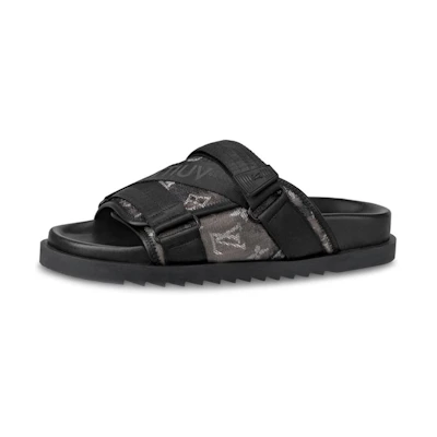 LV Honolulu Monogram 'Tie-Dye Denim' Black