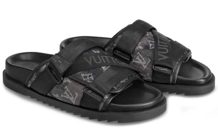 Lookbook Louis Vuitton Honolulu Monogram 'Tie-Dye Denim' Negro 1A5HQJ