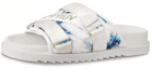 Buy Louis Vuitton Honolulu Monogram 'Tie-Dye Denim' Slippers Blue White 1A5HQV