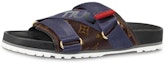 Buy Louis Vuitton Honolulu Monogram Canvas Slipper 'Blue Brown' 1A416B
