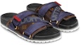 Lookbook Louis Vuitton Honolulu Monogram Canvas Slipper 'Blue Brown' 1A416B