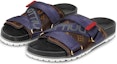 Shop Louis Vuitton Honolulu Monogram Canvas Slipper 'Blue Brown' 1A416B