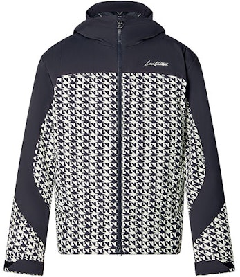 LOUIS VUITTON Houndstooth Windbreaker Zip Hoodie Black White 1AAT2L Order LOUIS VUITTON Houndstooth Windbreaker Zip Hoodie Black White 1AAT2L