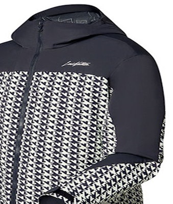 LOUIS VUITTON Houndstooth Windbreaker Zip Hoodie Black White 1AAT2L Cheap LOUIS VUITTON Houndstooth Windbreaker Zip Hoodie Black White 1AAT2L