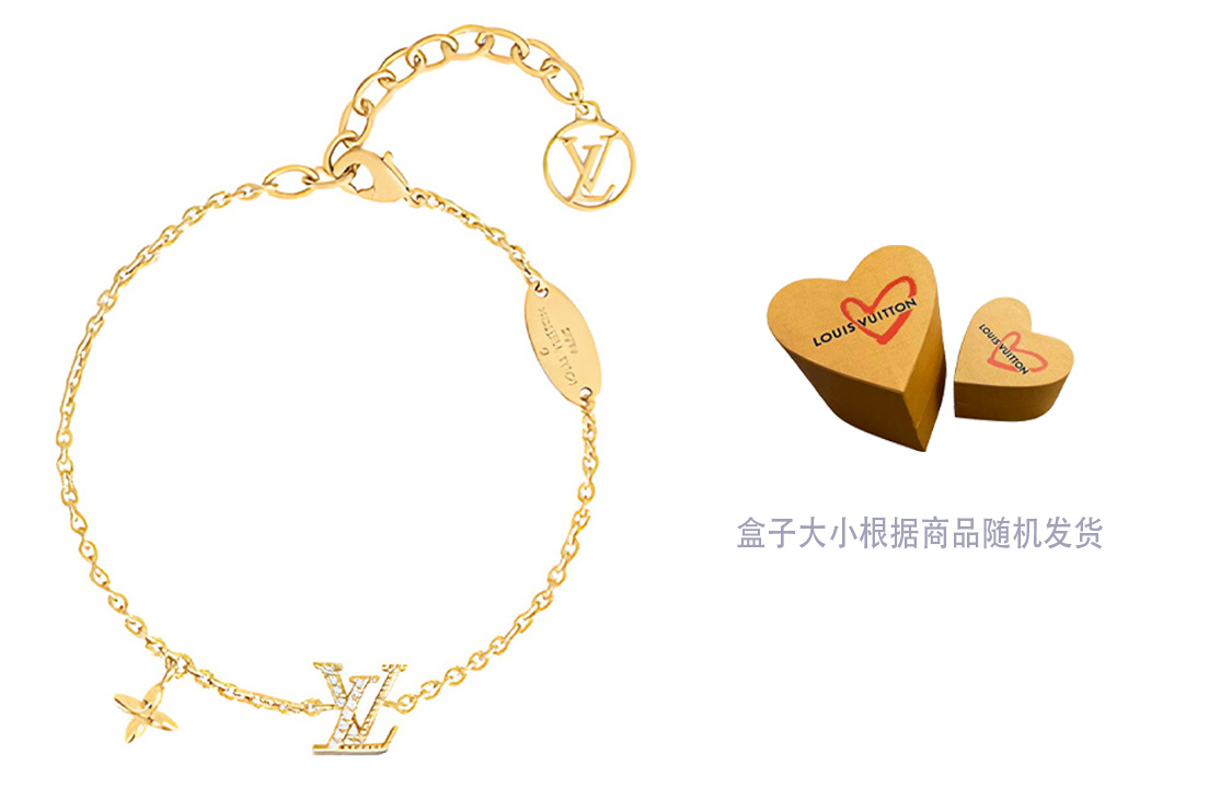 Louis Vuitton Iconic Crystal Bracelet Gold M00587 圖 3
