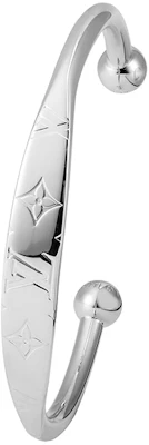 路易威登經典圖案純銀黃銅情侶手鐲 M64840 Shop 路易威登經典圖案純銀黃銅情侶手鐲 M64840