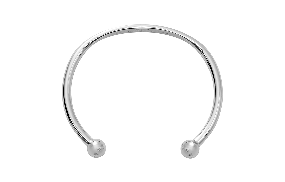 LOUIS VUITTON Iconic Pattern Silver Unisex Couple Bracelet in Brass M64840 圖 6